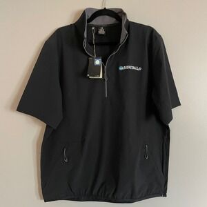 Under Armour NCAA Basketball UA Storm Short Sleeve Golf Windshirt Black Mens L